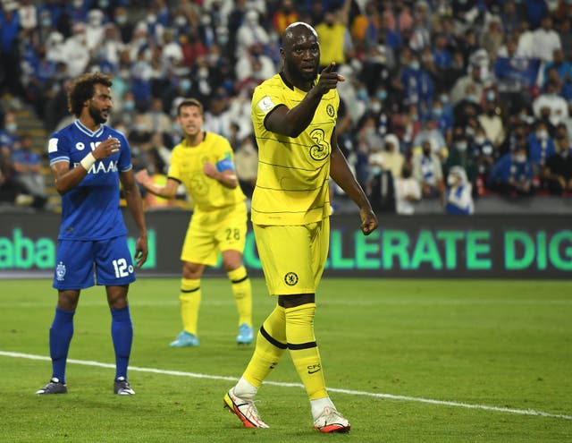 Chelsea’s Romelu Lukaku celebrates scoring (PA Wire)