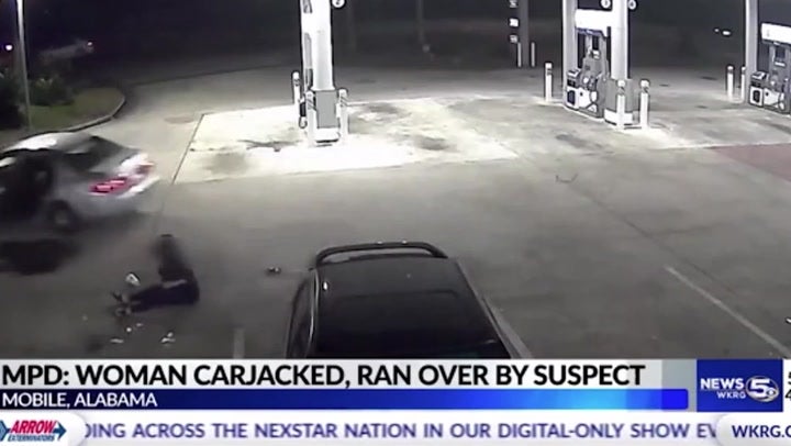 Pregnant woman run over by own car during petrol station robbery | News ...