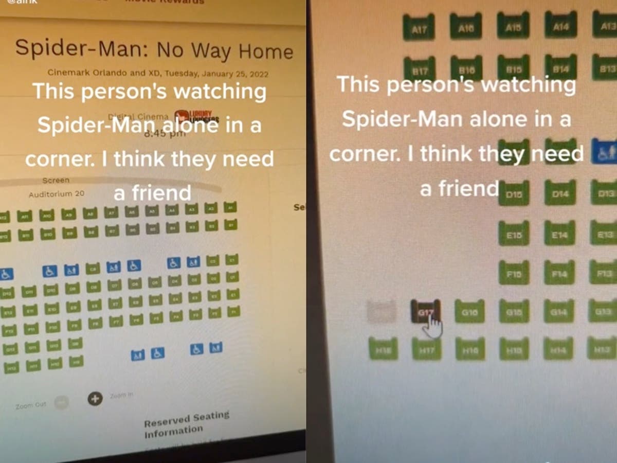 Man horrifies viewers after choosing seat next to the only other person in movie theatre: ‘Should be illegal’ Man horrifies viewers after choosing seat next to the only other person in movie theatre: ‘Should be illegal’