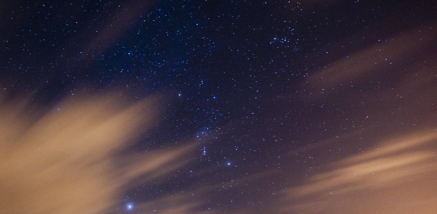 The night sky (Ben Birchall/PA)