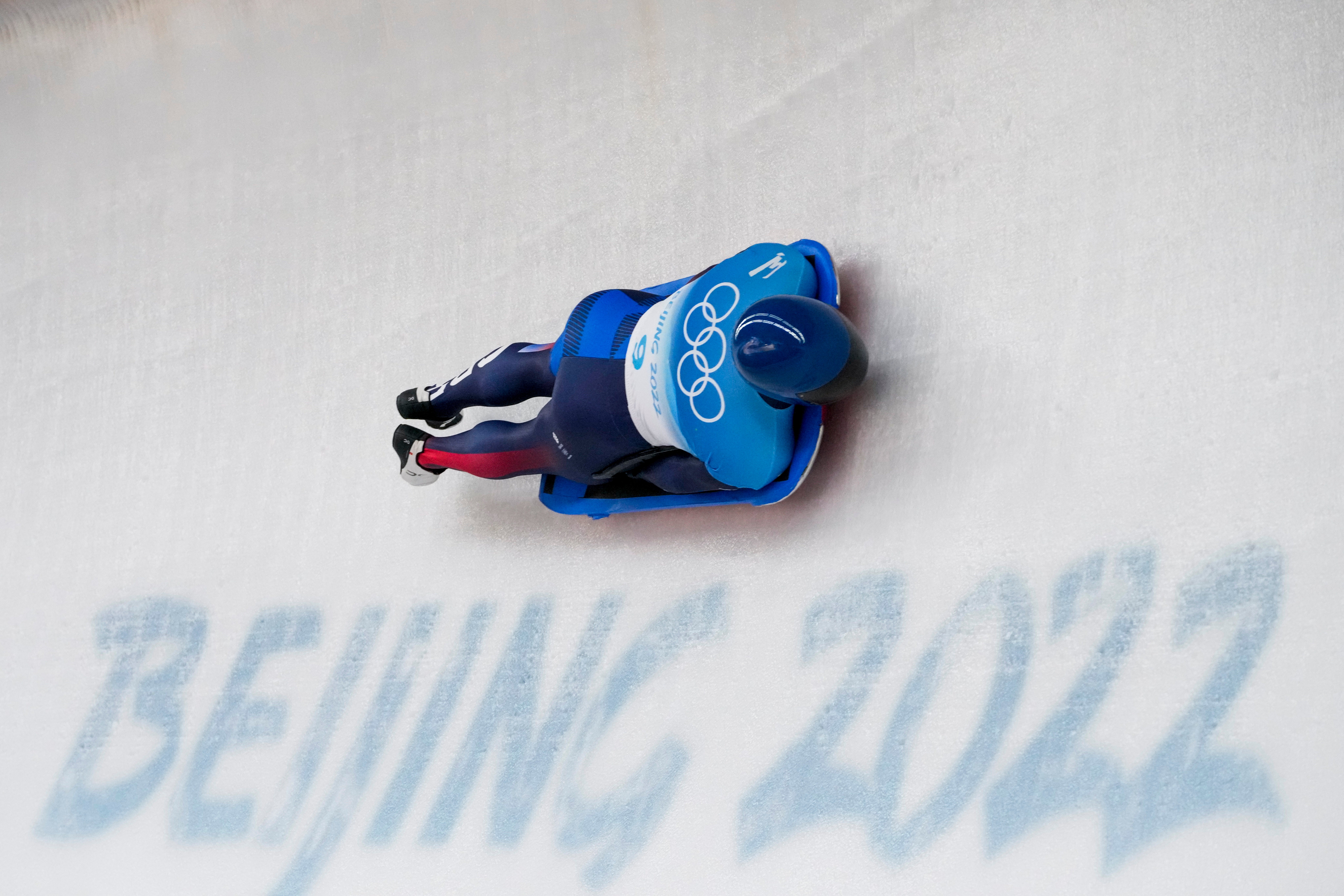 Matt Weston saw his medal hopes effectively ended in Beijing (Dmitri Lovetsky/AP)