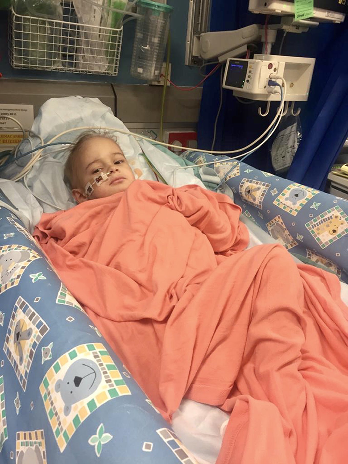 Liam spent a year having painful cancer treatment for neuroblastoma, but his family feared that without the vaccine the cancer could return with potentially deadly consequences
