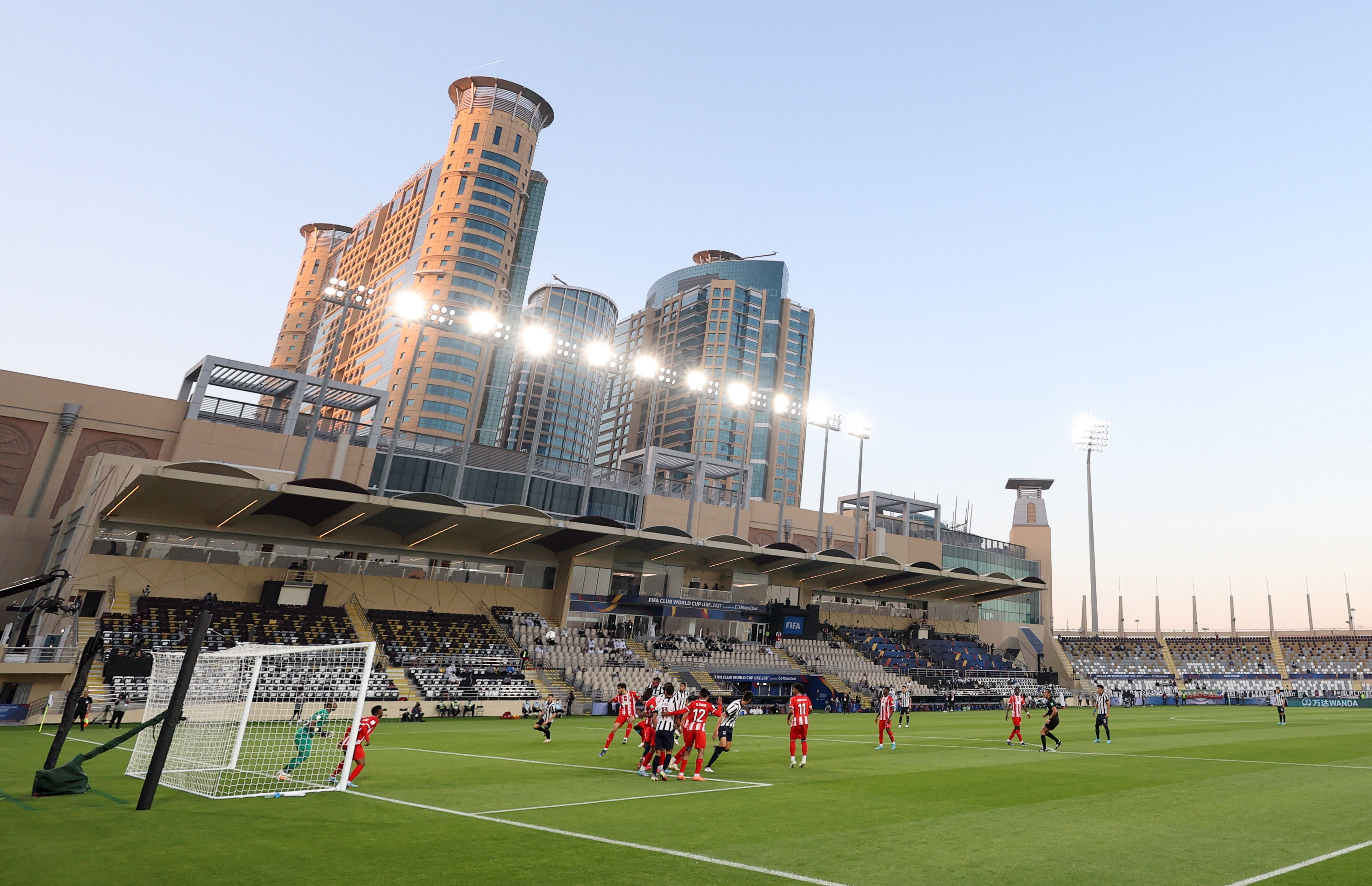 Club World Cup match between Monterrey v Al Jazira plays out in Abu Dhabi