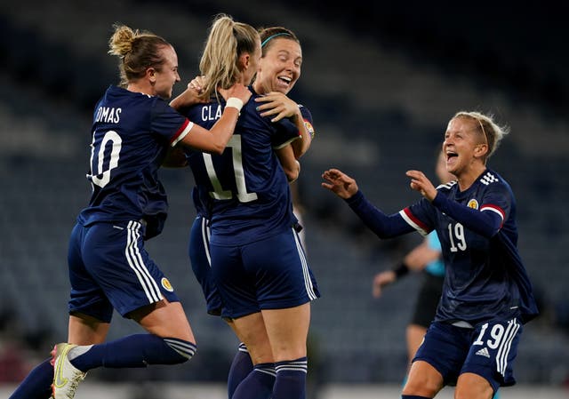 The study comes in the year Scotland celebrates the 50th anniversary of the first match involving the women’s national team (Andrew Milligan/PA)