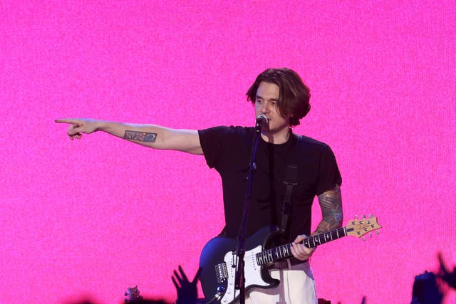 <p>John Mayer during his Small Stages show</p>