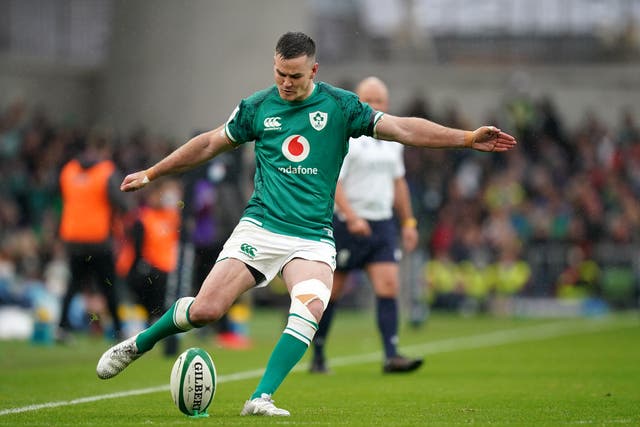 <p>Ireland captain Johnny Sexton has a hamstring issue (Niall Carson/PA)</p>