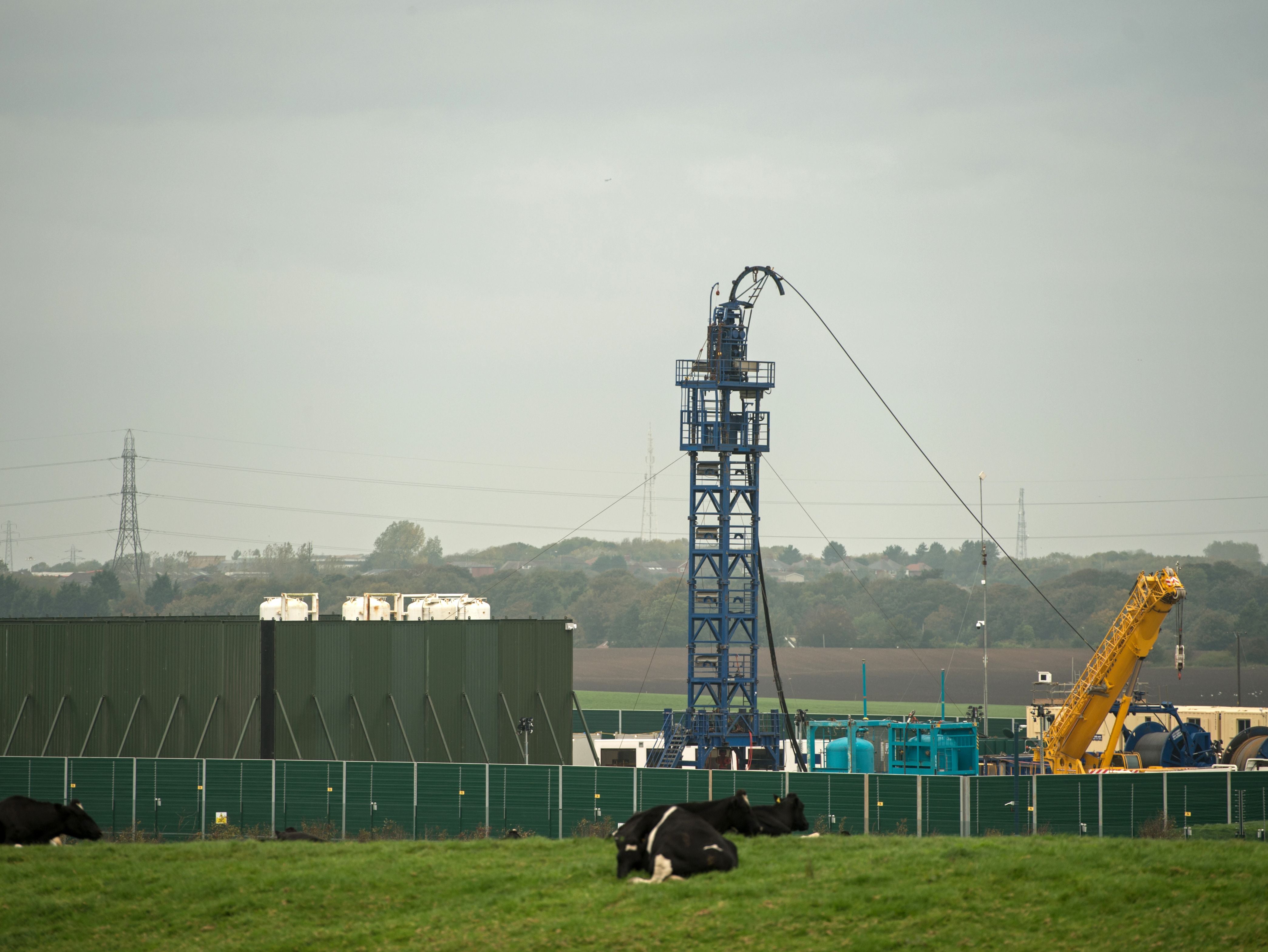 A regulator has ordered wells to be sealed up at a Lancashire fracking site
