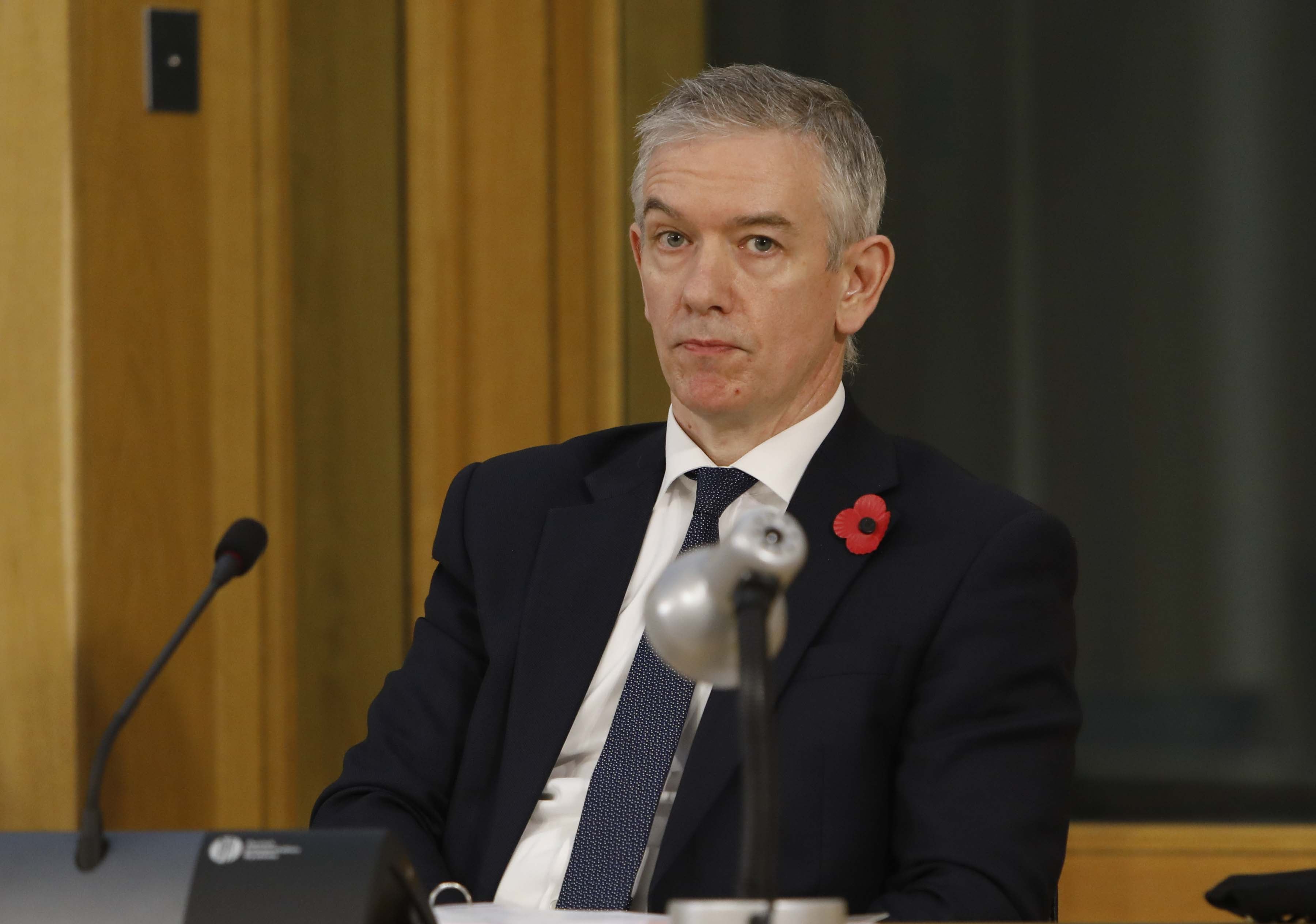Sir Gregor Smith apologised and deleted the retweet (Andrew Cowan/Scottish Parliament/PA)
