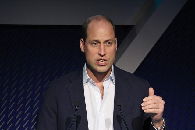 The Duke of Cambridge introduced a Dragons’ Den-style event allowing ‘eco innovators’ to connect with investors and industry leaders (Chris Jackson/PA)
