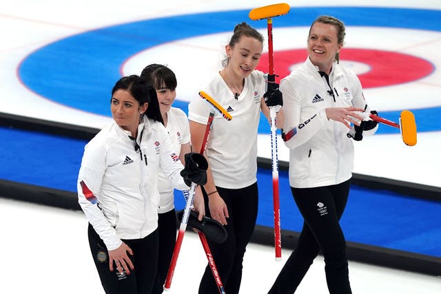 Eve Muirhead’s team stormed to victory over Sweden (Andrew Milligan/PA)