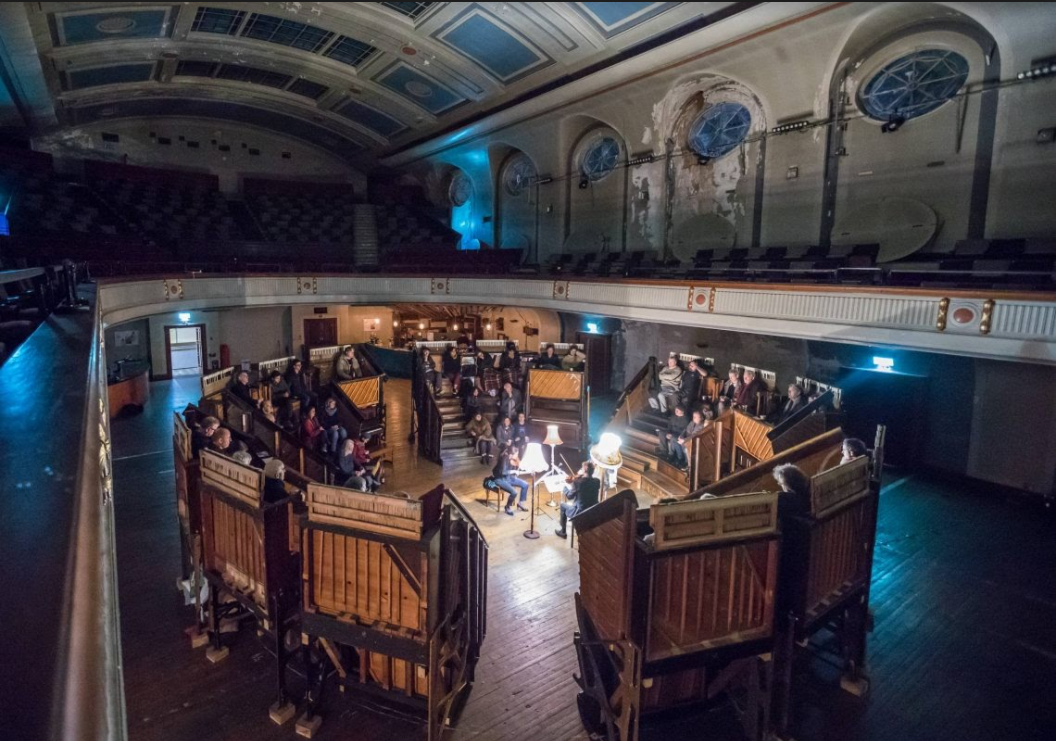 The original Grand Pianodrome in Leith in November 2019 (Pianodrome/PA)