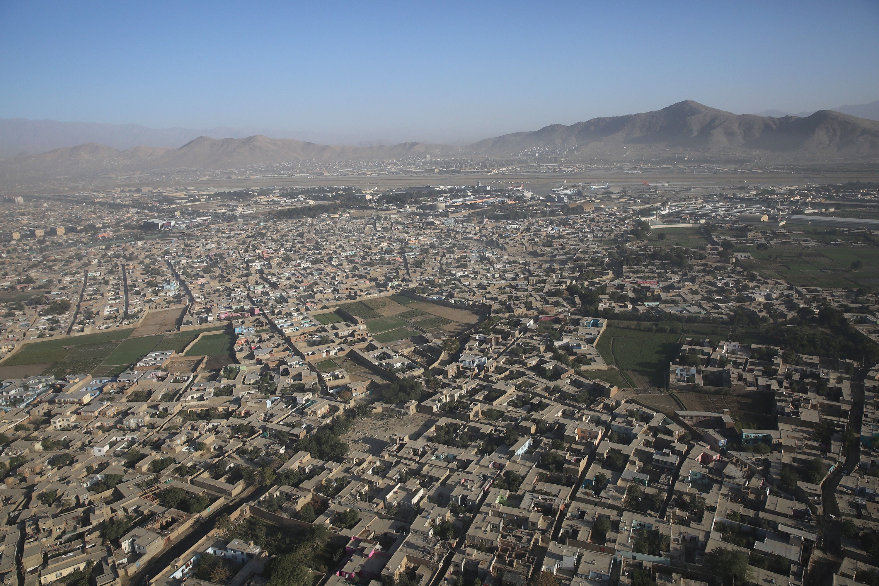 A general view over Kabul (Dan Kitwood/PA)