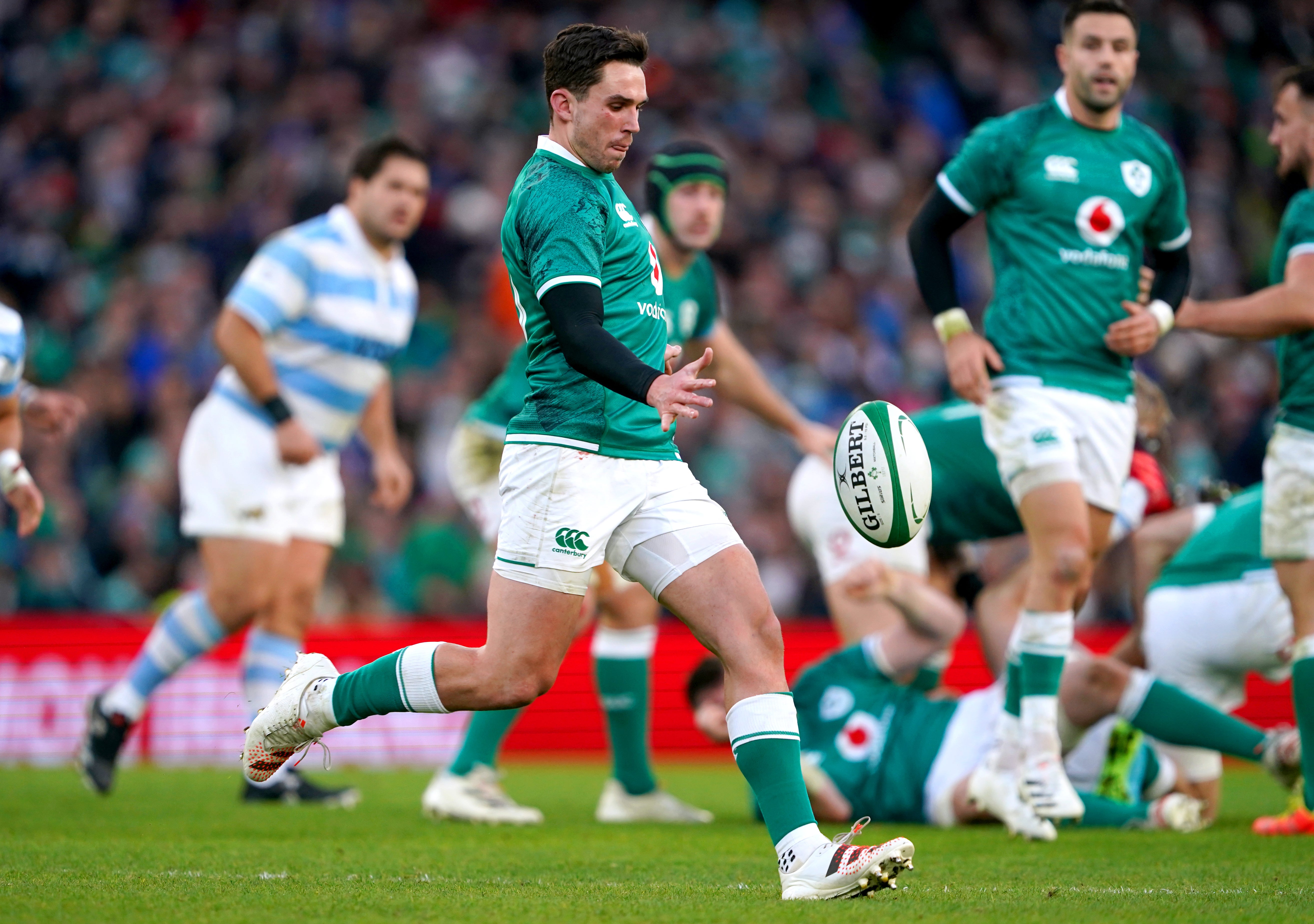 Joey Carbery was man of the match against Argentina in the autumn (Brian Lawless/PA)