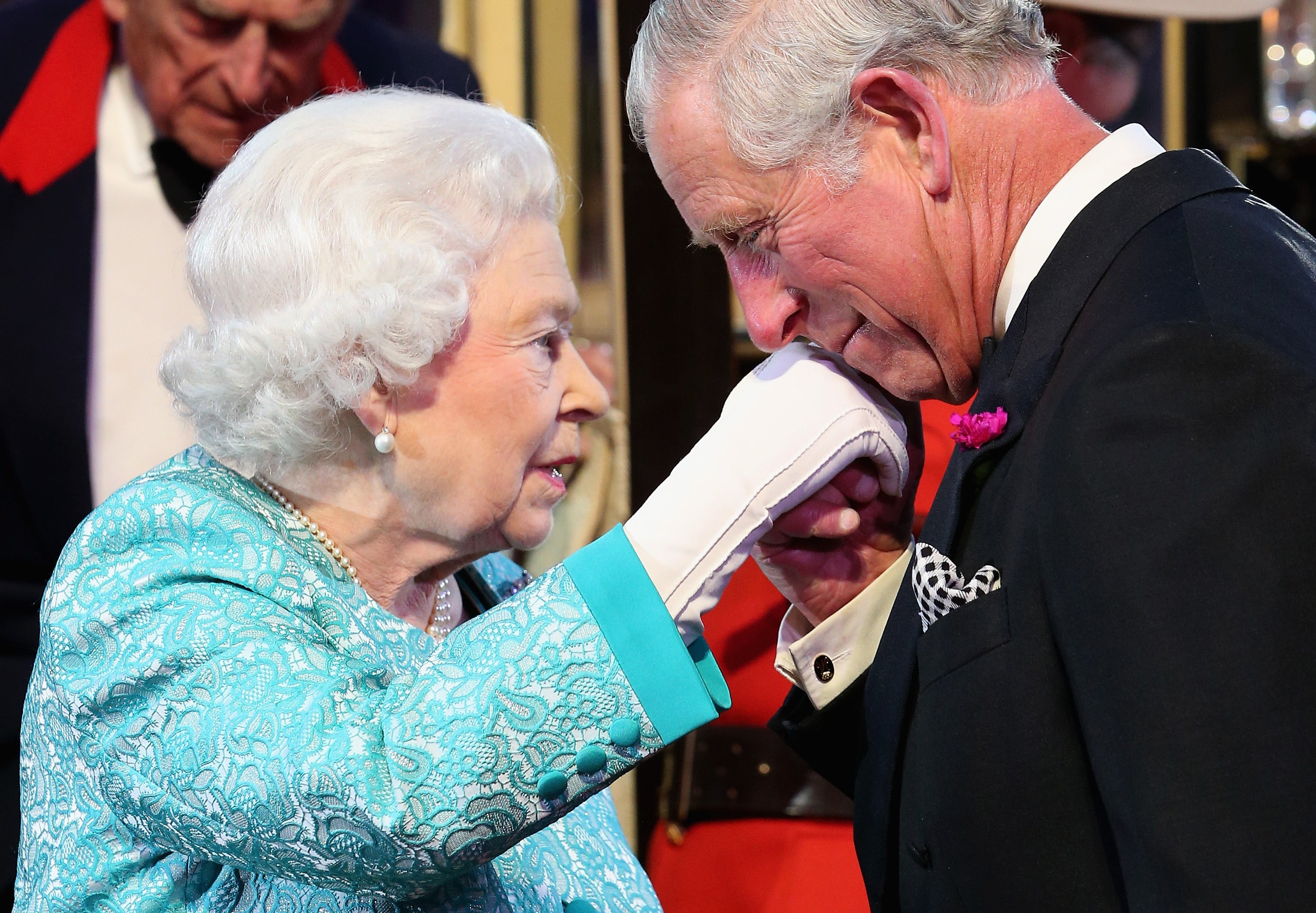 The Queen being greeted by the Prince of Wales in 2016 (Chris Jackson/PA)