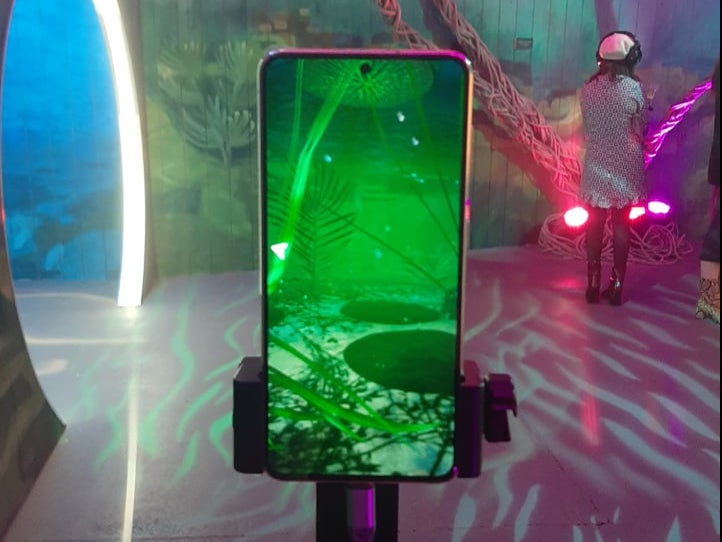 The underwater zone in the virtual reality tour