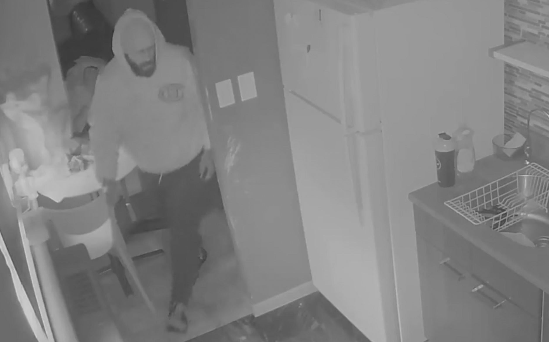 The robbers kicked the homeowner in the face before stealing his valuable watches