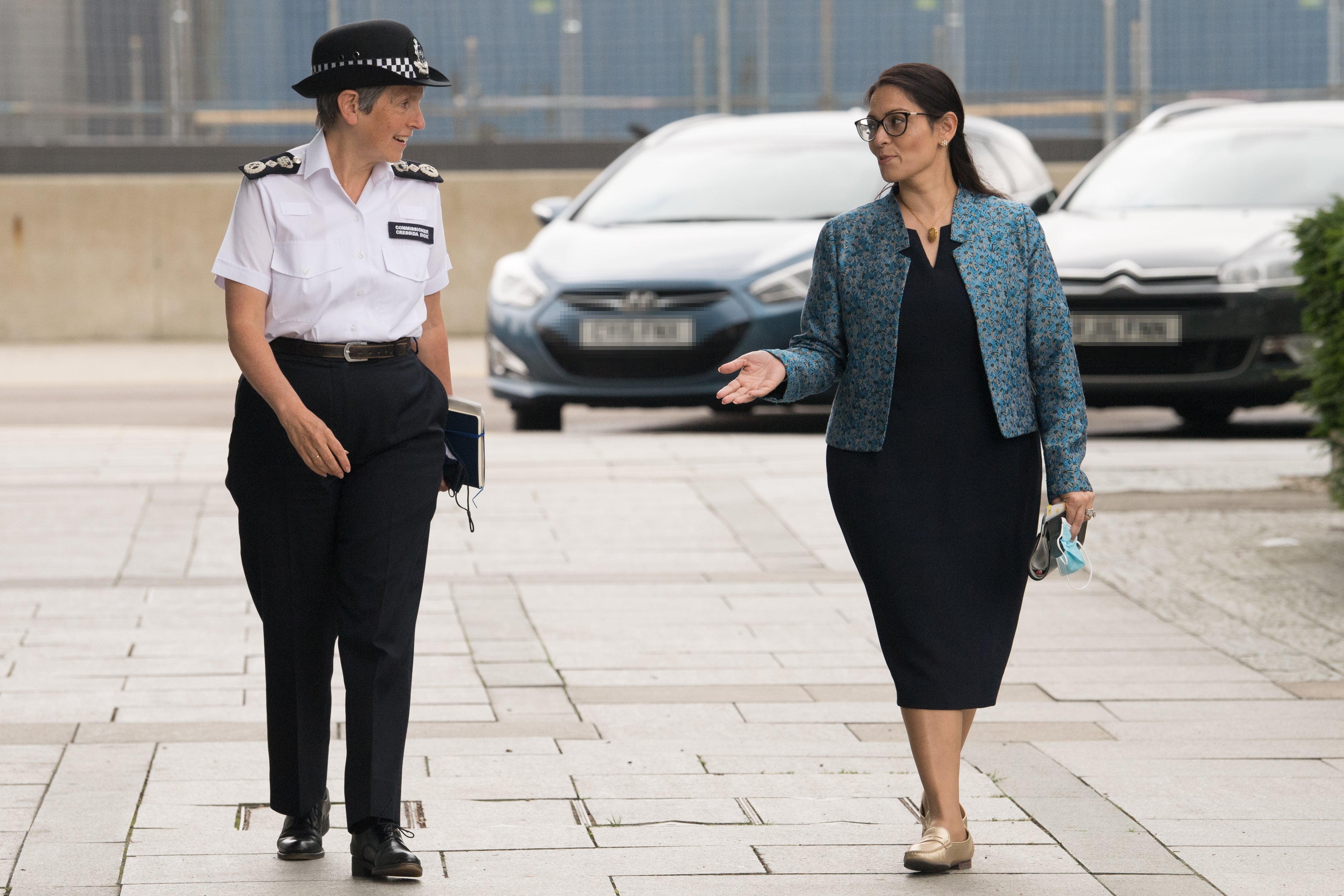 Home Secretary Priti Patel confirmed Dame Cressida would continue her role for a further two years (Stefan Rousseau/PA)