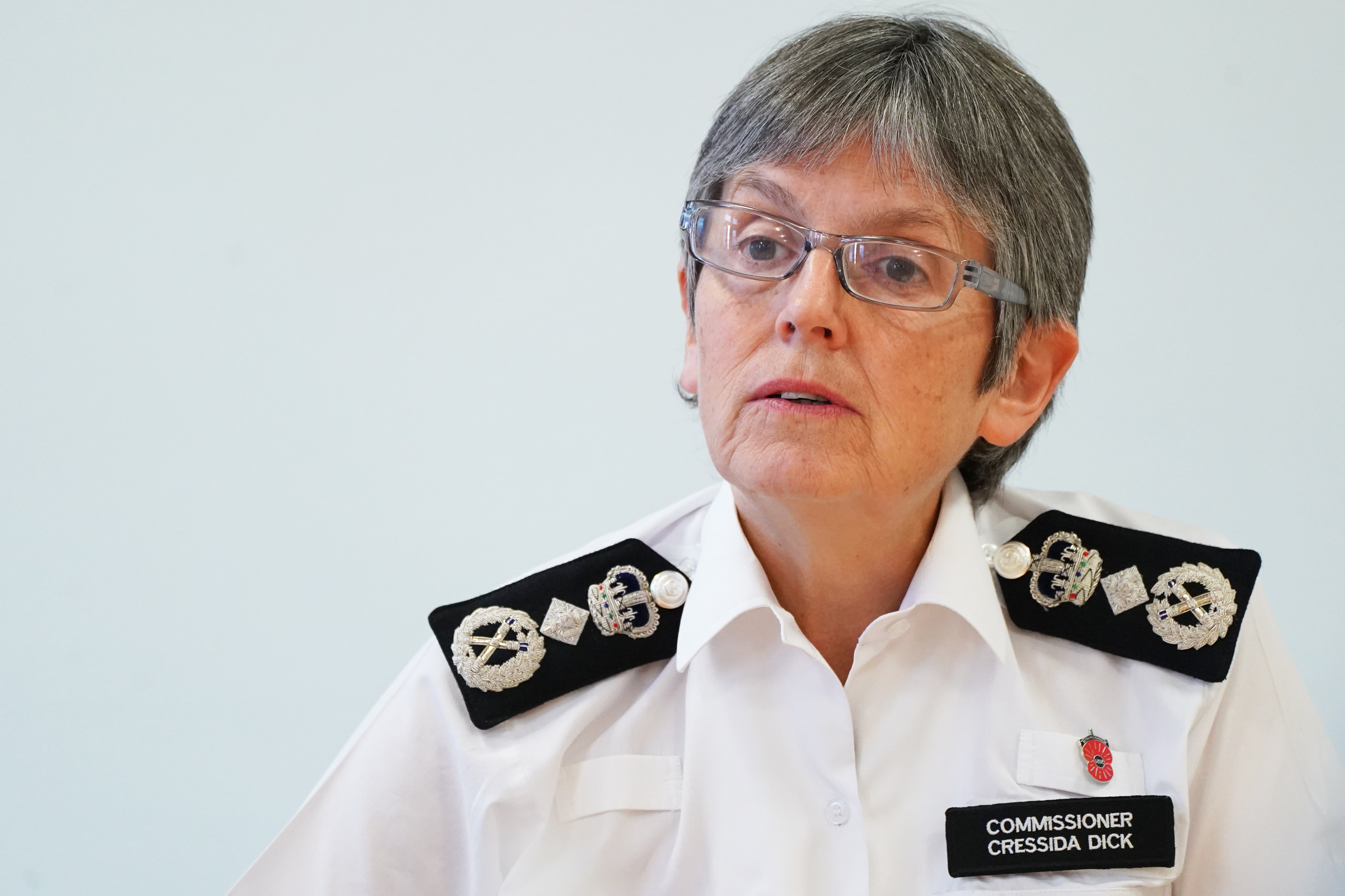 Metropolitan Police Commissioner Dame Cressida Dick has stepped down from her role (Ian West/PA)