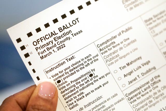 Election 2022-Texas-Voting Law