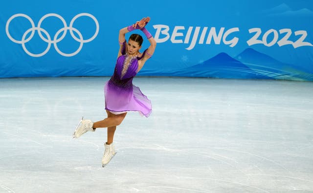 Kamila Valieva faces being thrown out of the Winter Olympics (Andrew Milligan/PA)