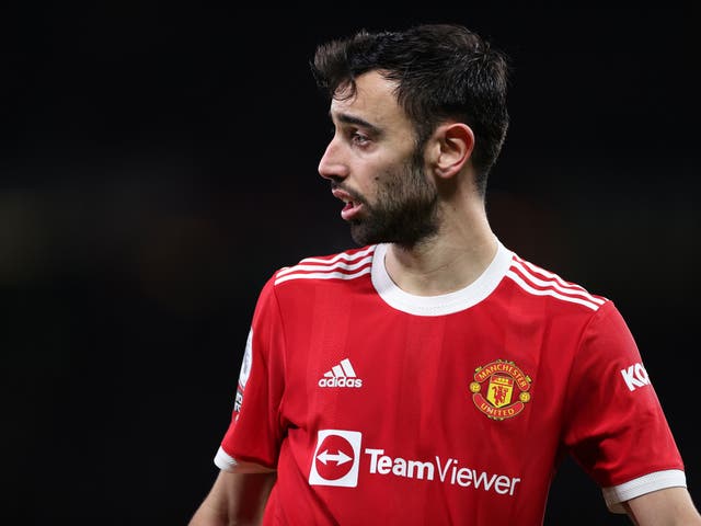 <p>Manchester United midfielder Bruno Fernandes</p>