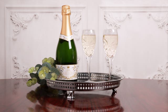 The new Buckingham Palace English sparkling wine (Royal Collection/HM Queen Elizabeth II 2022/PA)