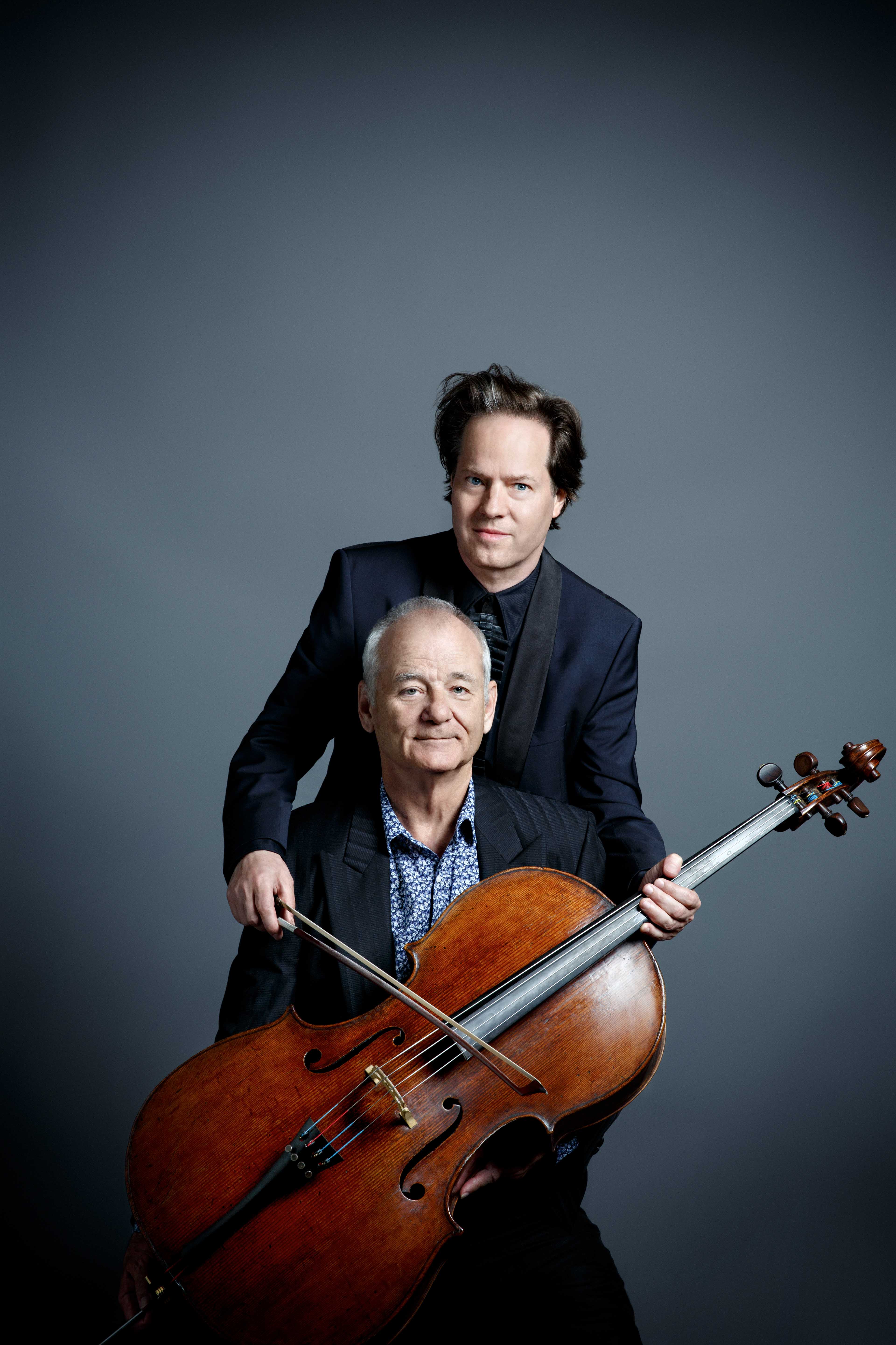 Bill Murray and cellist Jan Vogler