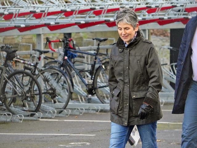 Dame Cressida Dick arriving at New Scotland Yard the day after she resigned (Dominic Lipinski/PA)