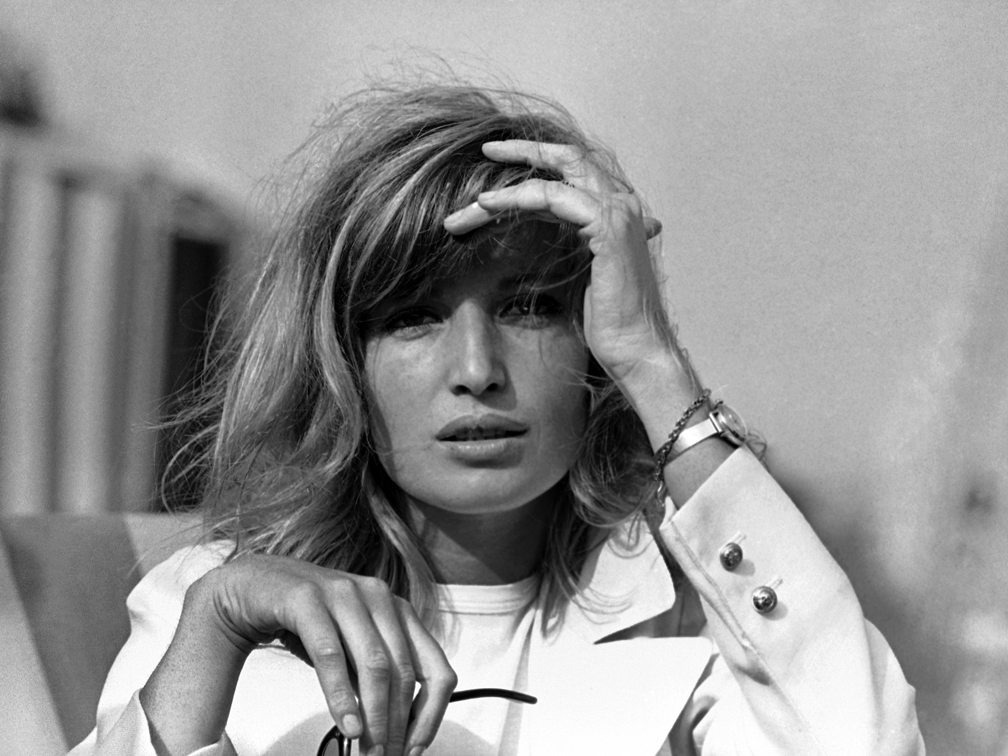 Vitti poses for a portrait at the Venice Film Festival in 1964