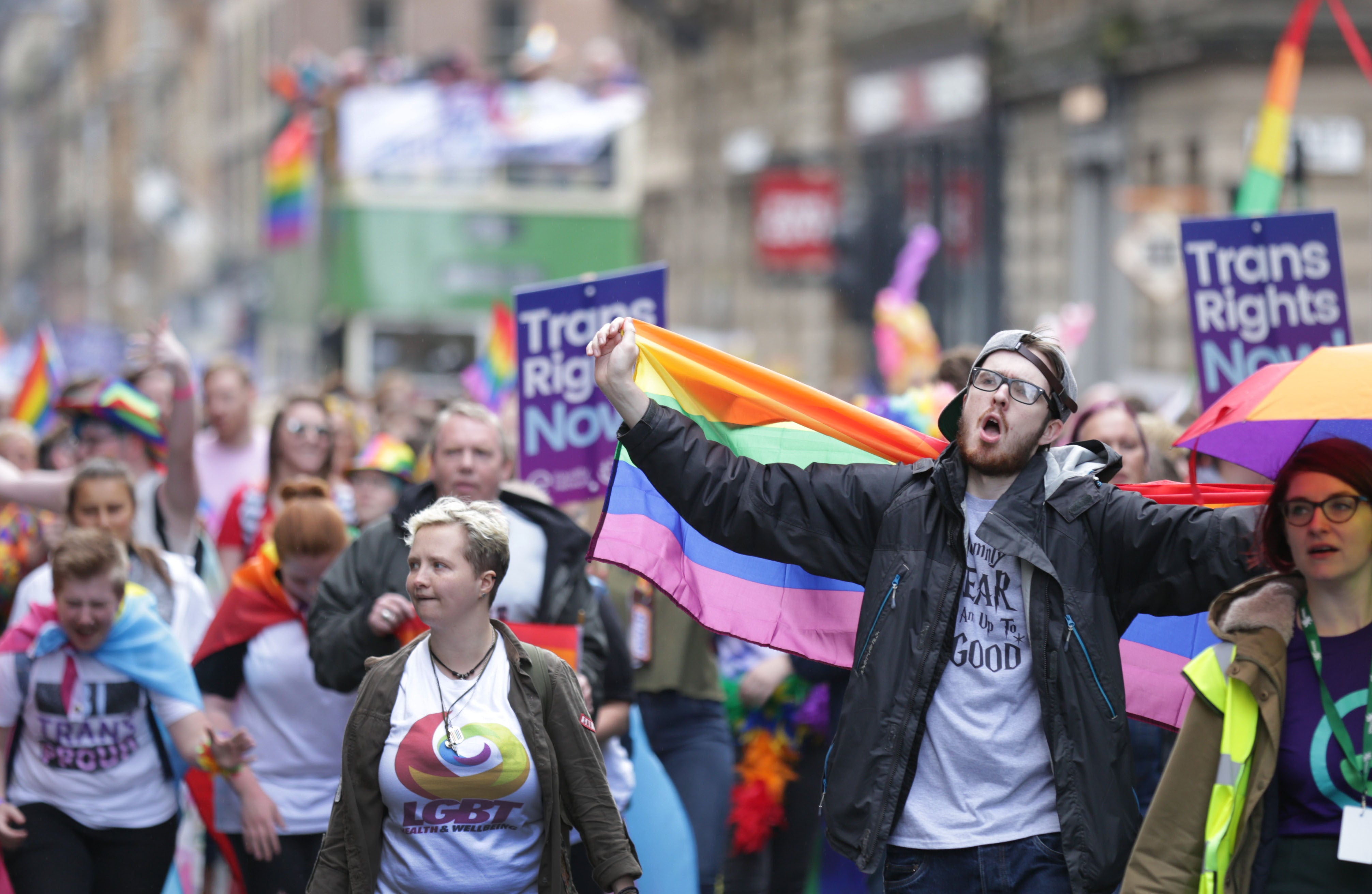 LGBT groups have criticised the EHRC (David Cheskin/PA)