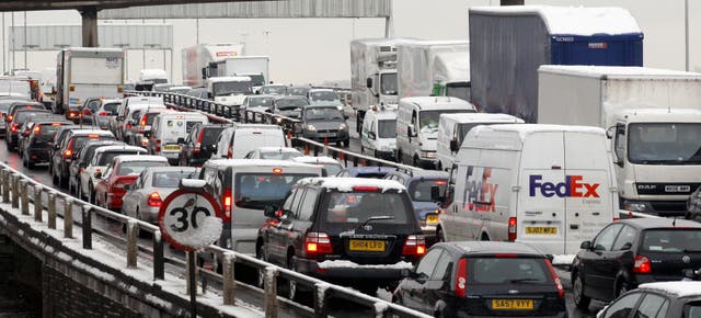 A radical approach to reducing car use in Glasgow has been called for (Danny Lawson/PA)