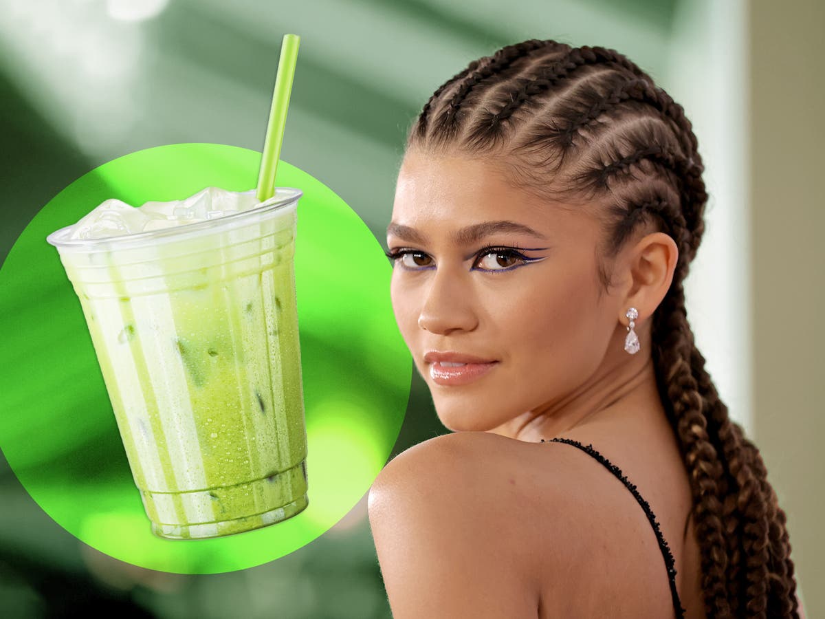 Zendaya drinks matcha green tea lattes. So now we drink matcha green tea lattes