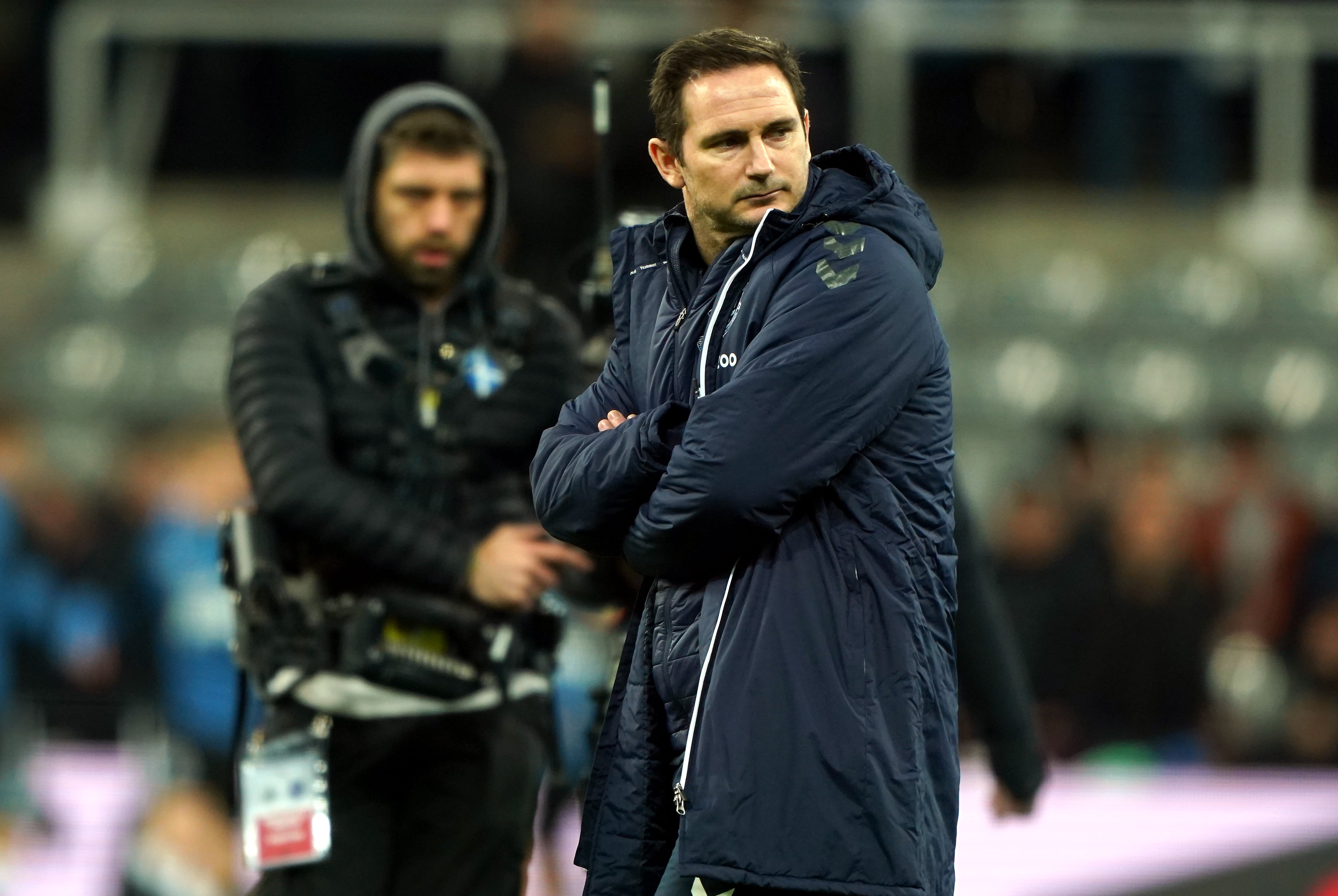 Frank Lampard is looking for his first Premier League win as Everton boss (Owen Humphreys/PA)