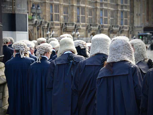<p>Some 94 per cent of criminal barristers voted to ‘withdraw their goodwill by no longer accepting return work’</p>
