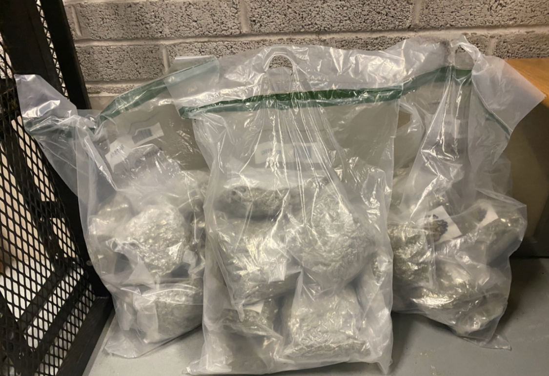 Cannabis seized at Larne Harbour (PSNI/PA)