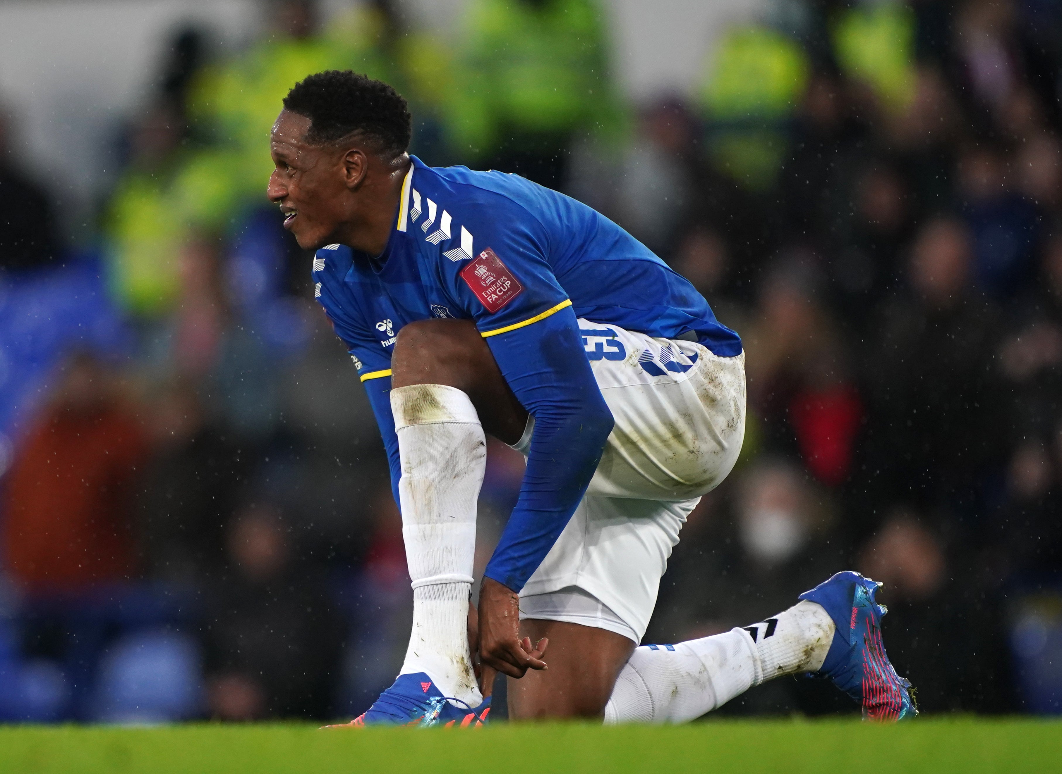 Everton defender Yerry Mina has been ruled out for at least two months (Peter Byrne/PA)