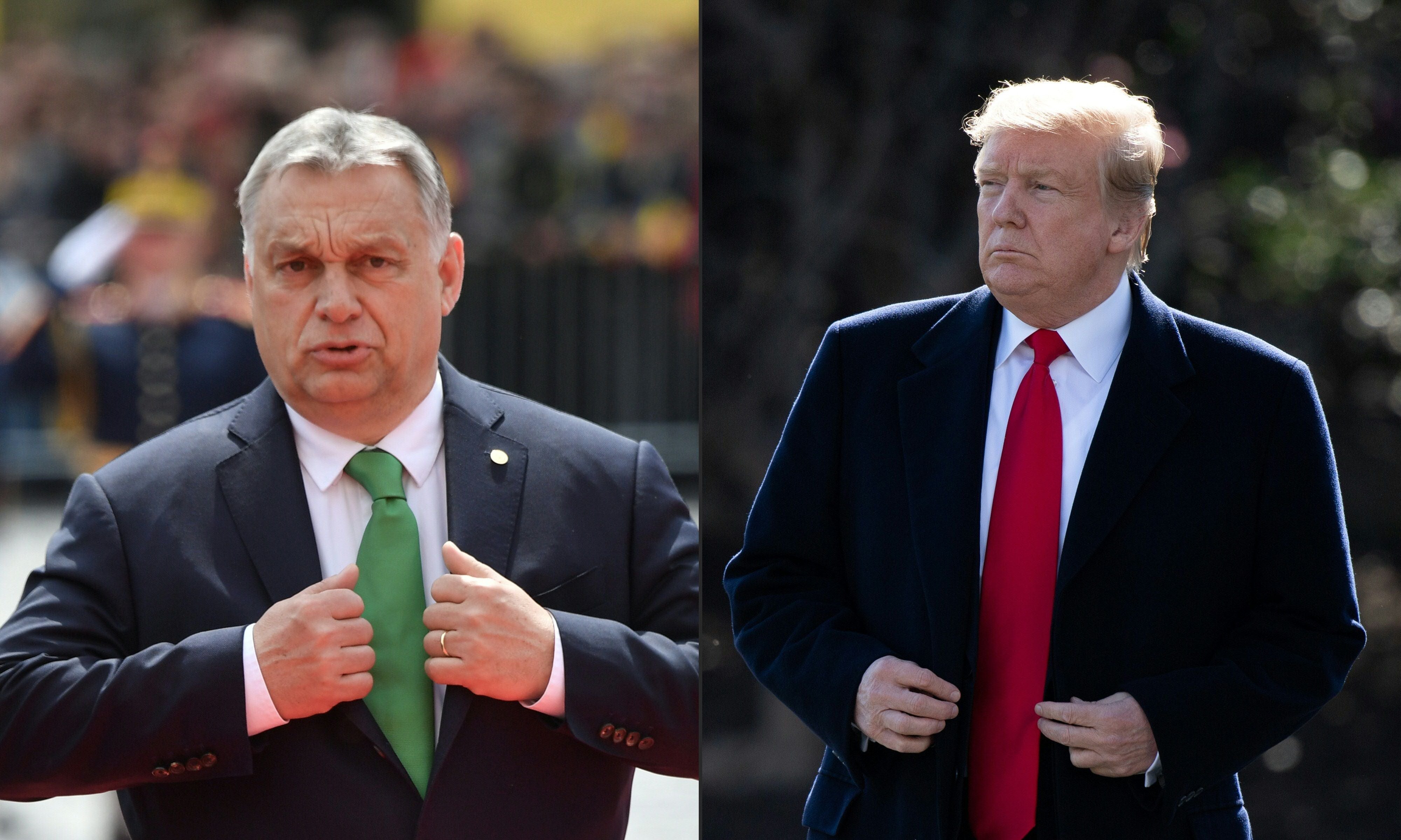Donald Trump endorsed Victor Orbán for re-election last month