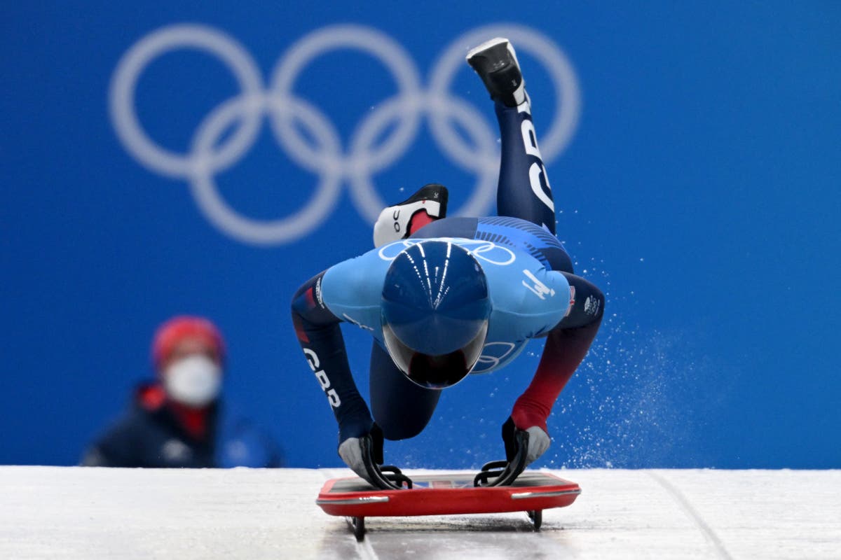 British 2022. Скелетон Олимпийские игры. Женский скелетон старт. Скелетон XX век. Skeleton Medal.