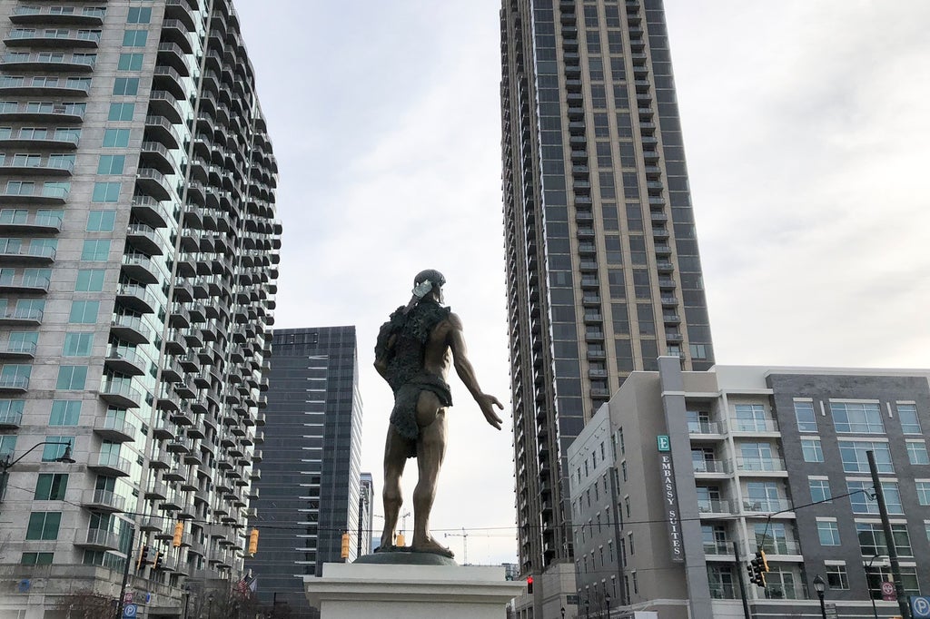 Native American statue's placement in Atlanta reconsidered