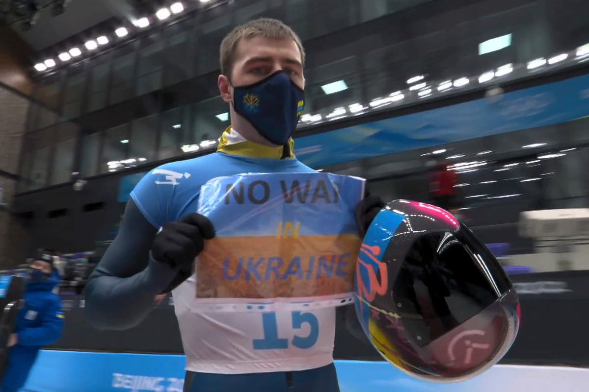 Vladyslav Heraskevych: No action against Ukrainian skeleton athlete who flashed ‘No War’ sign