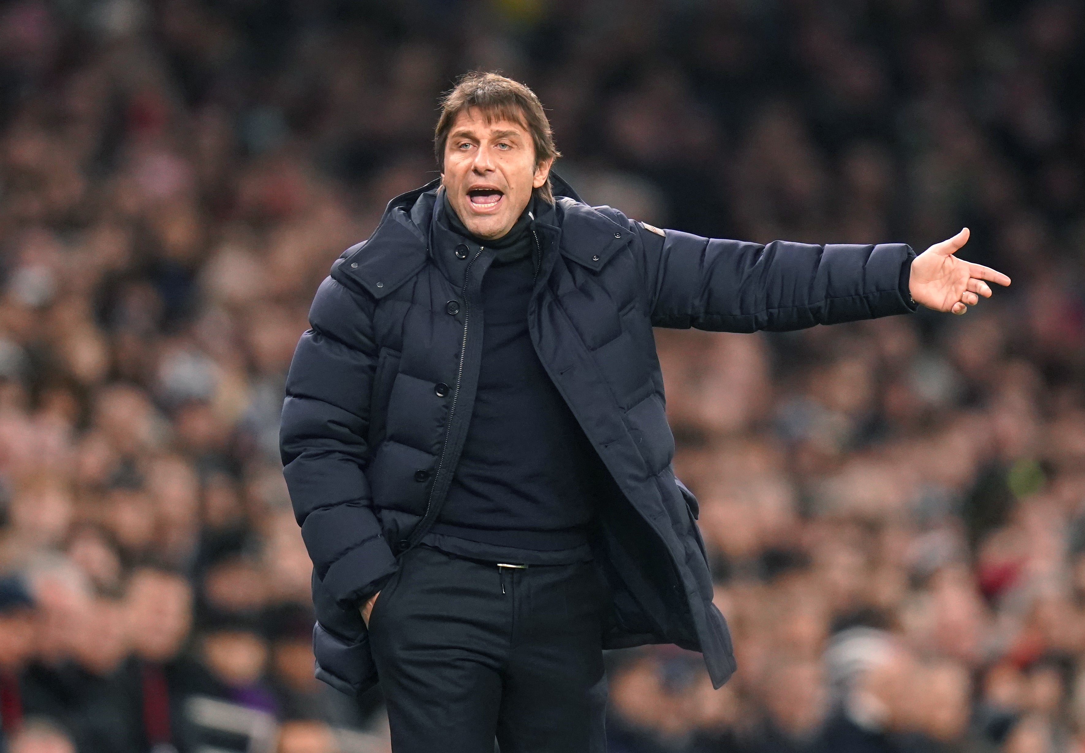 Antonio Conte “lives” for the stress of management (Adam Davy/PA)