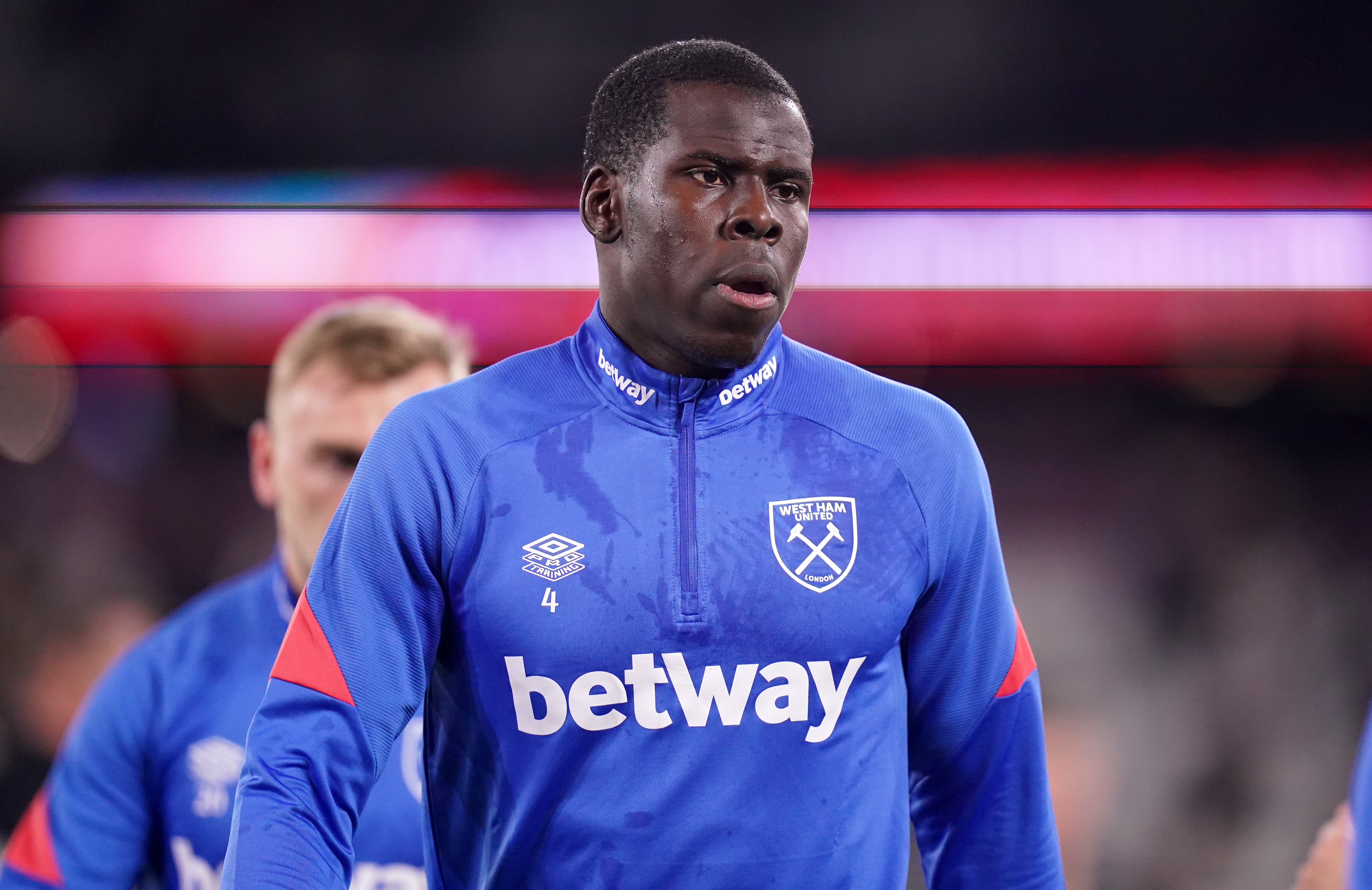 Kurt Zouma is still being picked by West Ham (Adam Davy/PA)