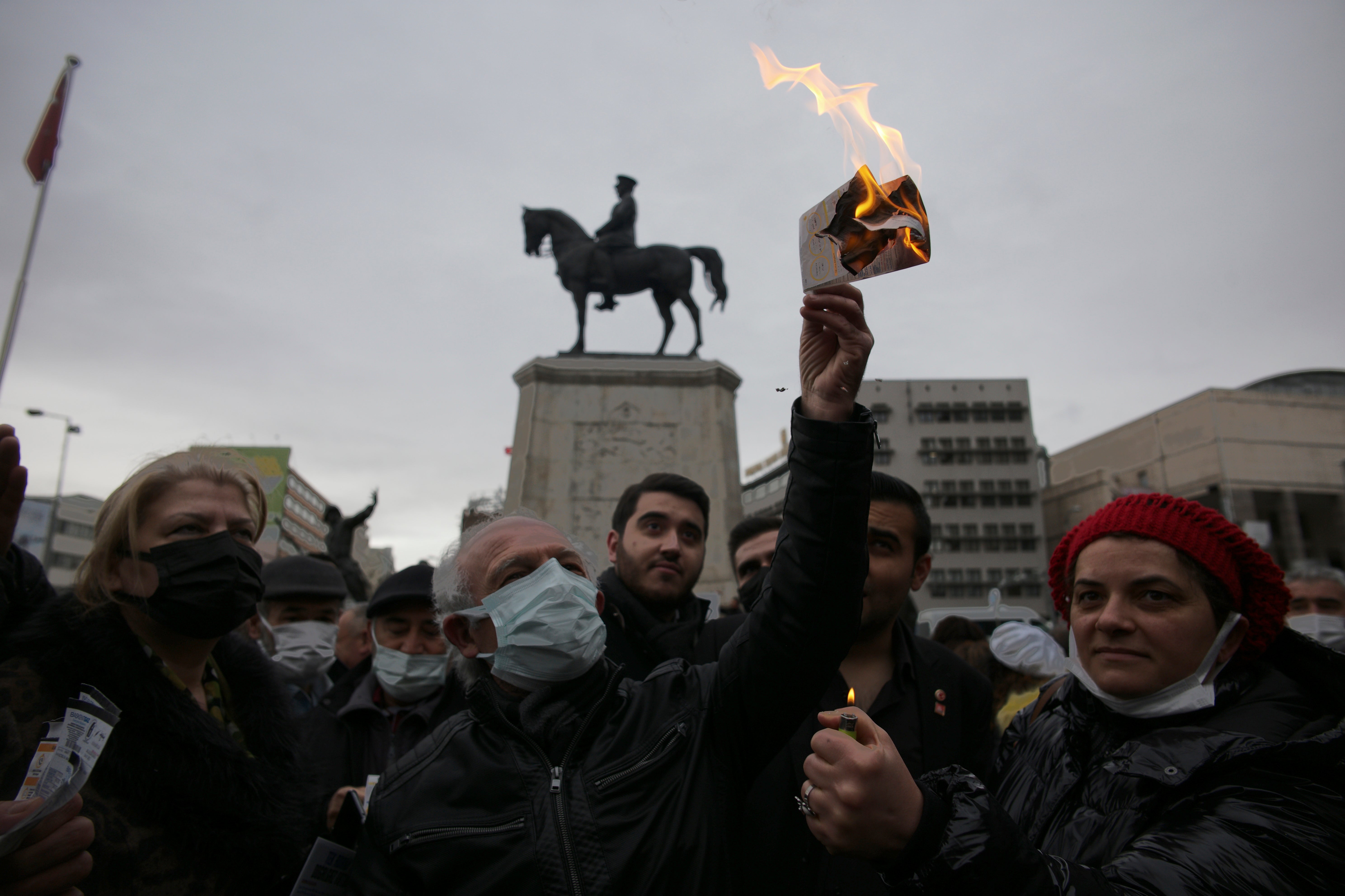 Turkey Electricity Protest