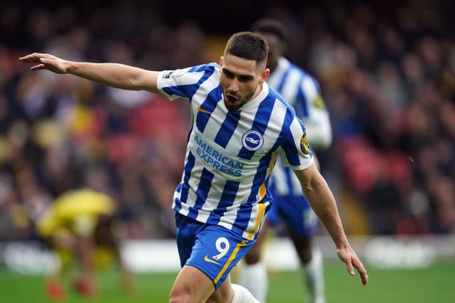 Neal Maupay and Adam Webster were on target as Brighton saw off Watford (Nick Potts/PA)