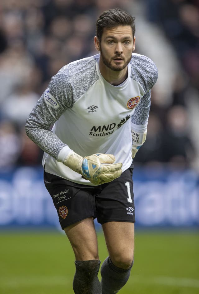 Craig Gordon was Hearts’ hero in the shoot-out (Jeff Holmes/PA)