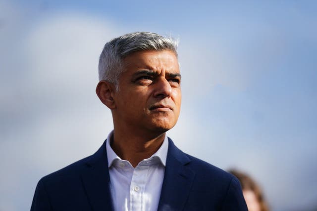 Mayor of London Sadiq Khan (Victoria Jones/PA)