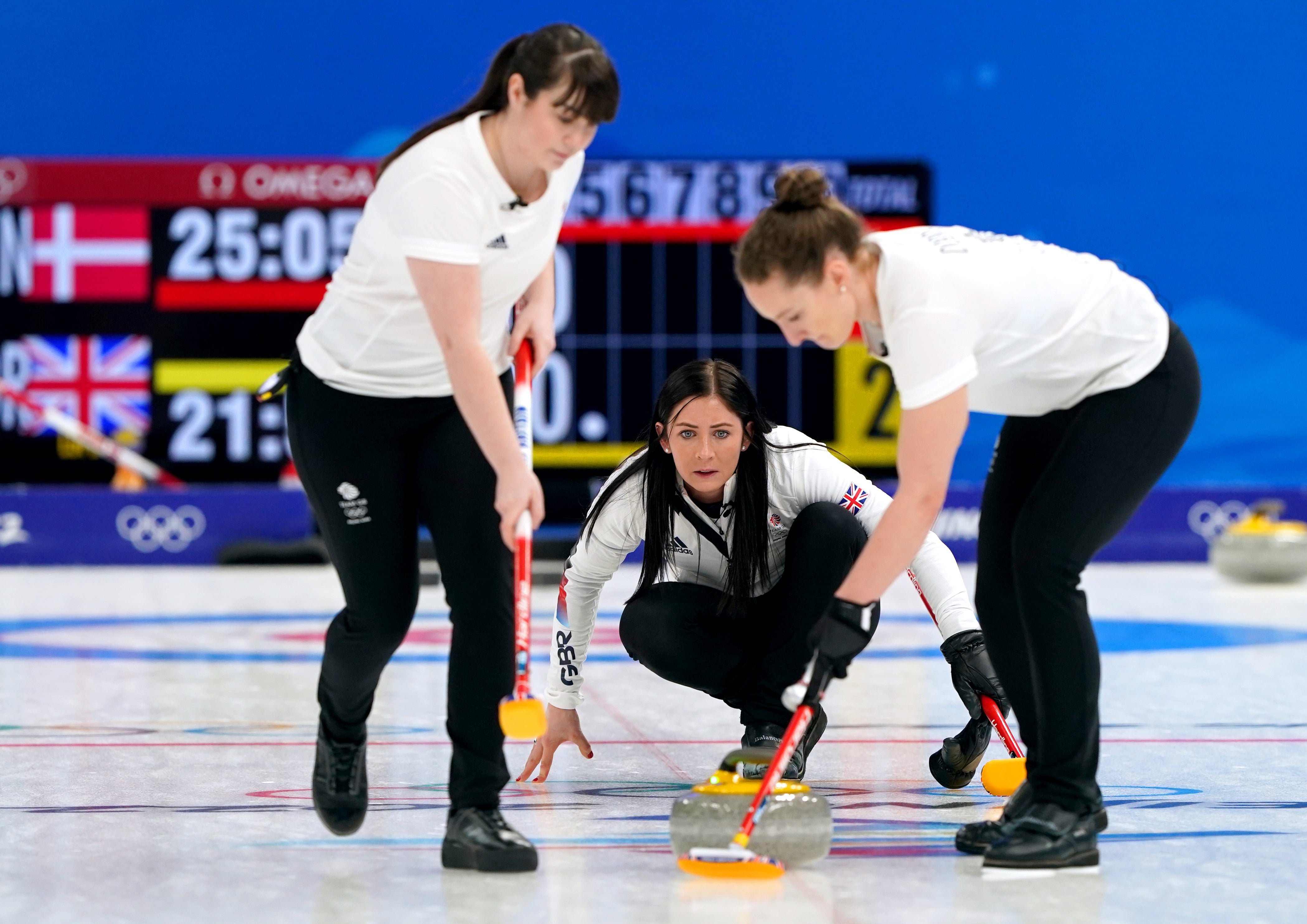 Eve Muirhead’s team scored a second straight win in Beijing (Andrew Milligan/PA)