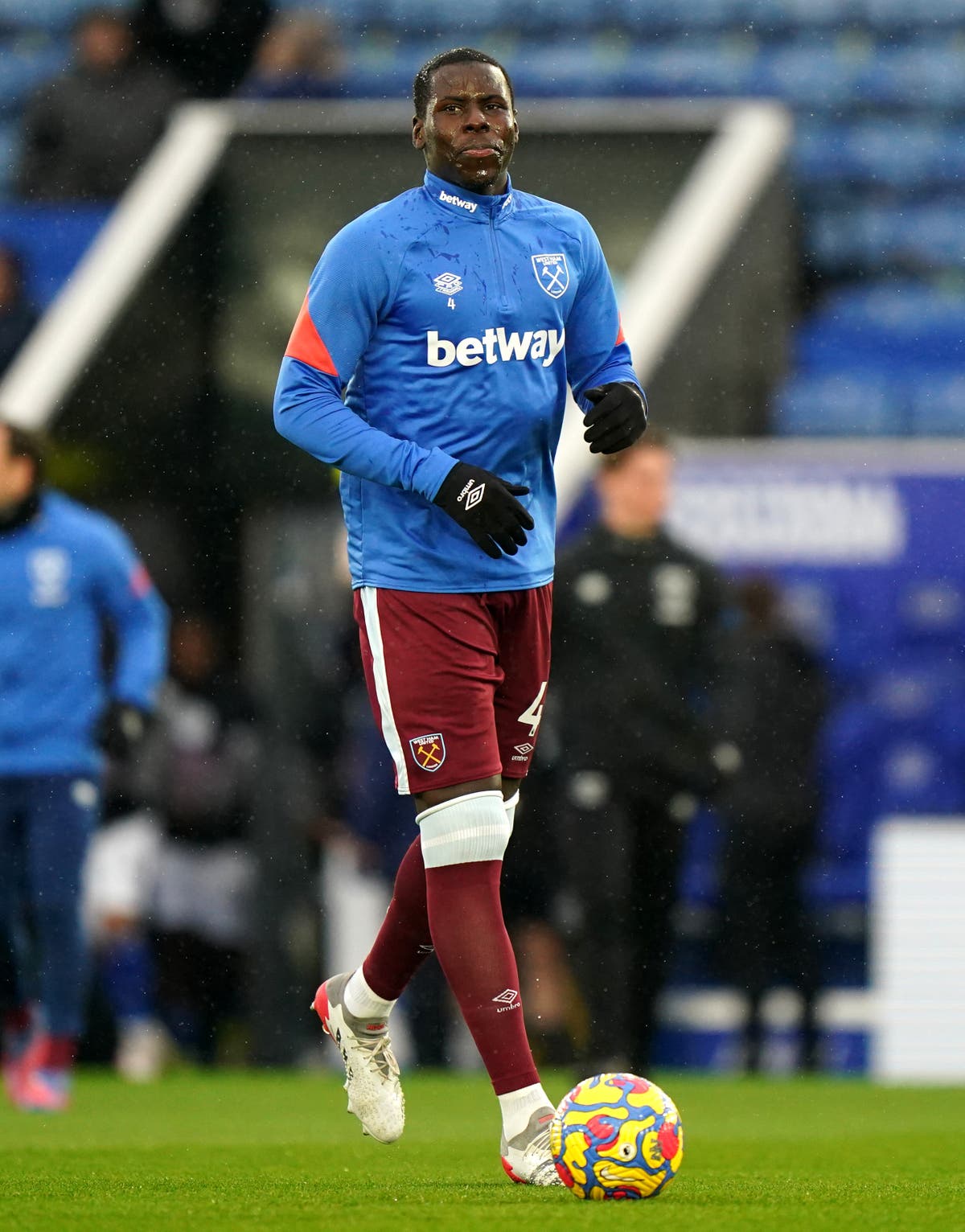 Kurt Zouma starts for West Ham against Leicester