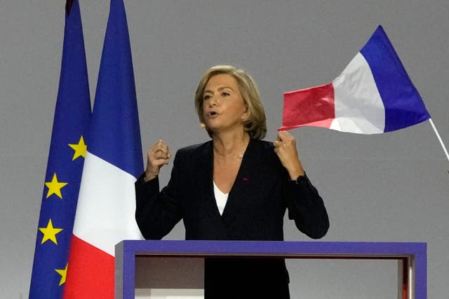 <p>(FILE) French right-wing presidential candidate Valérie Pécresse </p>
