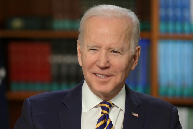 <p>President Biden spoke about freedoms in an interview with NBC</p>